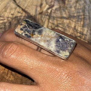 Opalized Fluorite Ring Size 7 1/4